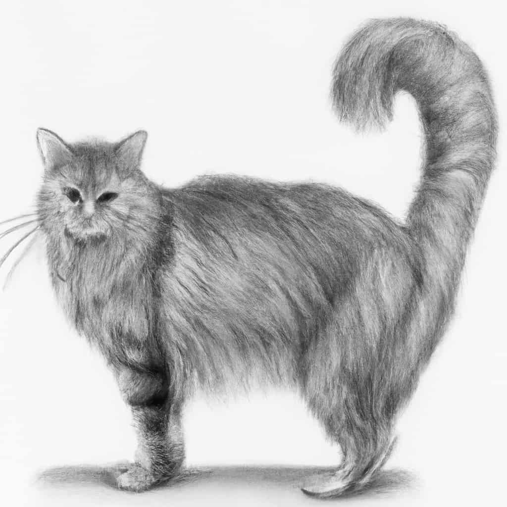 cat with hair loss streaks on haunches