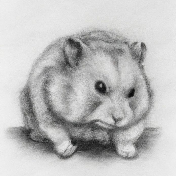 concerned hamster with a visible lump
