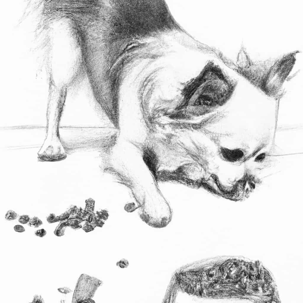 Chihuahua enjoying a fiber-rich meal