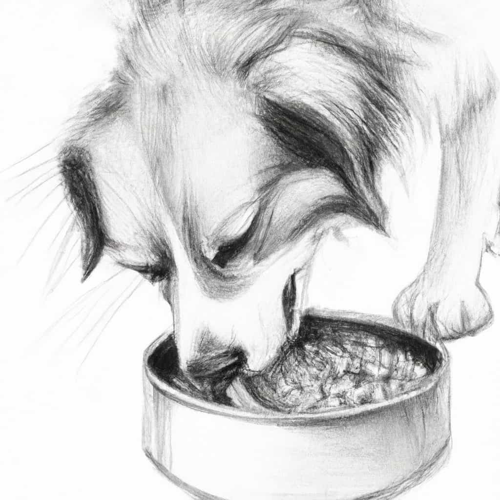 dog eating a bowl of Beneful dog food