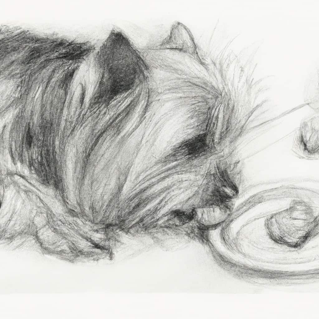Yorkie nibbling on a healthy food.