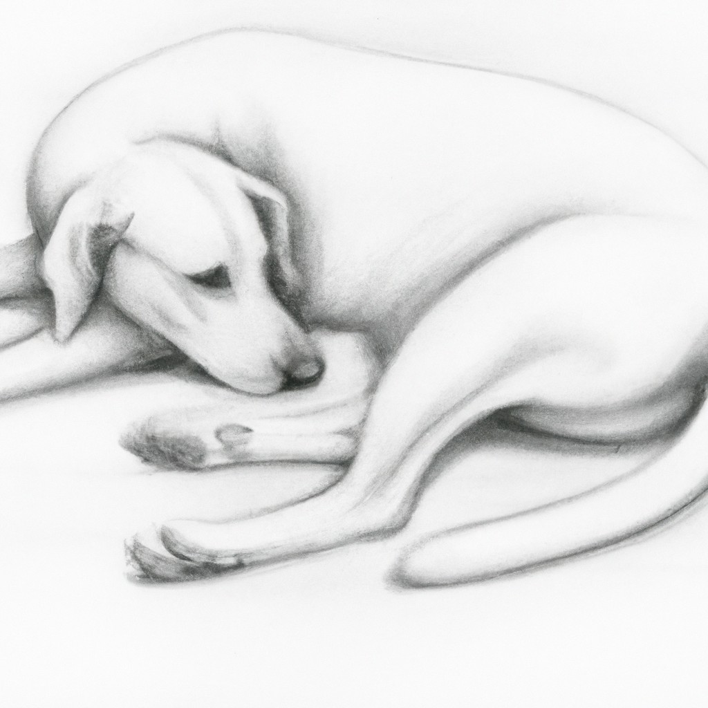 Dog lying down